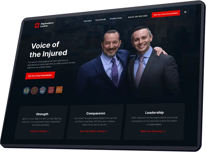 law firm wordpress website by John Empuerto